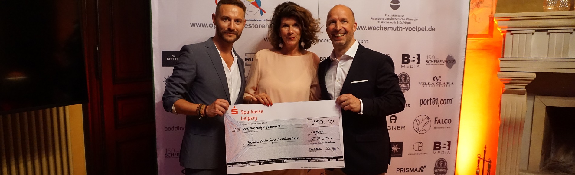 goldherz charity spende operation restore hope